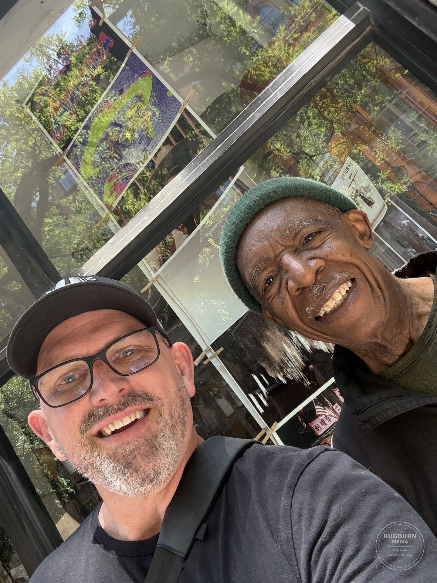 Brian Schwanebeck with Alex Harsley at The 4th Street Photo Gallery